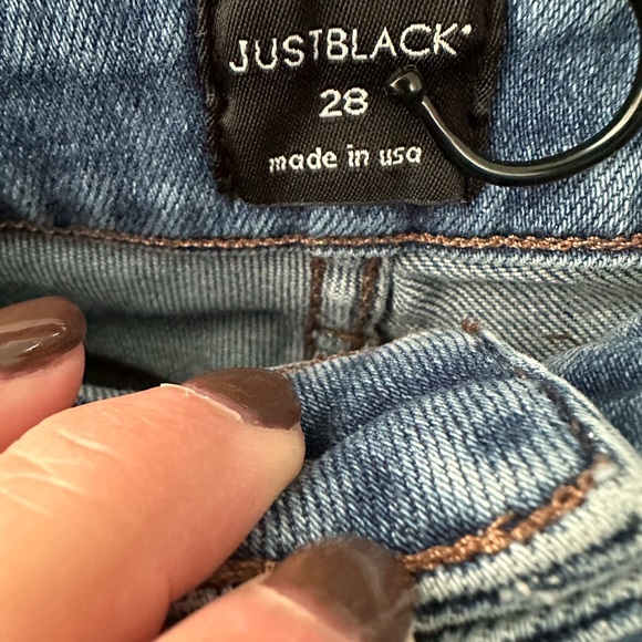 Just Black Denim - Just black high rise stone wash jeans Brand new